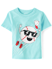 Baby And Toddler Boys Baseball Graphic Tee