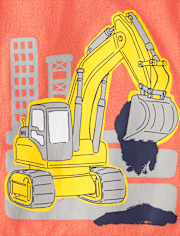 Baby And Toddler Boys Construction Graphic Tee