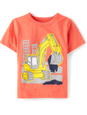 Baby And Toddler Boys Construction Graphic Tee