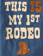 Baby And Toddler Boys First Rodeo Graphic Tee
