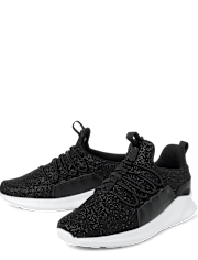 Girls Glitter Running Sneakers