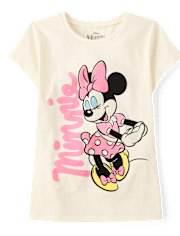 Girls Minnie Mouse Graphic Tee