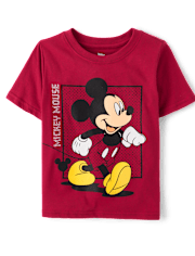 Baby And Toddler Boys Mickey Mouse Graphic Time