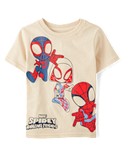 Baby And Toddler Boys Spidey And Friends Graphic Tee