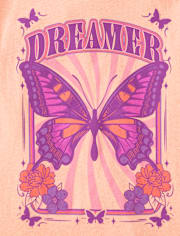Girls Butterfly Dreamer Graphic Tee
