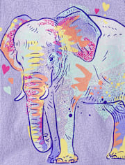 Lot de 3 t-shirts à imprimé animal pour bébés et petites filles