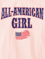 Girls All American Girl Graphic Tee