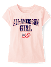 Girls All American Girl Graphic Tee