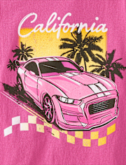 Girls Car Graphic Tee