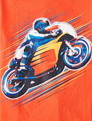 Boys Biker Graphic Tee