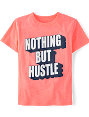 Boys Nothing But Hustle Graphic Tee