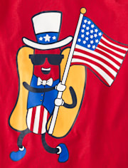 Boys American Hot Dog Graphic Tee