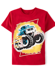 Boys Monster Truck Graphic Tee
