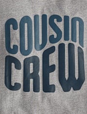 T-shirt graphique Cousin Crew pour enfants