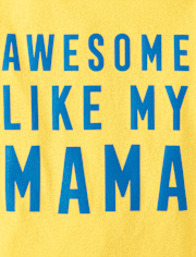Baby And Toddler Boys Mama Graphic Tee