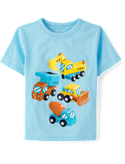 Baby And Toddler Boys Construction Graphic Tee