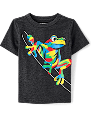 Baby And Toddler Boys Frog Graphic Tee