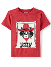 Baby And Toddler Boys Trouble Maker Graphic Tee