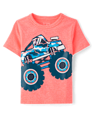 Baby And Toddler Boys Monster Truck Graphic Tee