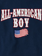 Baby And Toddler Boys All American Boy Graphic Tee