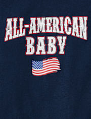 Baby All American Baby Graphic Bodysuit