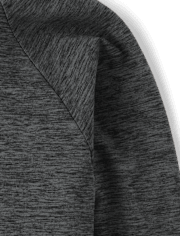 Boys Cozy Active Marl Quarter Zip Pullover