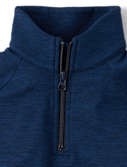 Pull Cozy Active Marl à quart de zip pour garçon