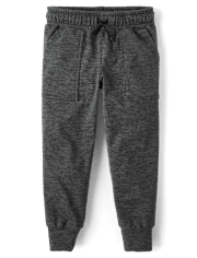 Boys Cozy Active Marl Jogger Pants