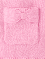 Toddler Girls Bow Cardigan