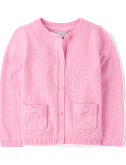 Toddler Girls Bow Cardigan