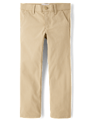 Girls Uniform Quick Dry Skinny Chino Pants