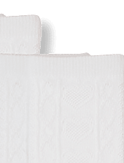 Chaussettes hautes à motif pointillier en forme de cœur pour filles (lot de 2)