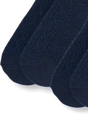 Chaussettes hautes à motif pointillier en forme de cœur pour filles (lot de 2)