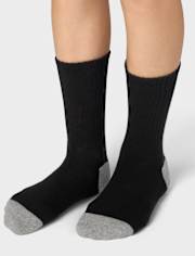 Boys Cushioned Crew Socks 10-Pack