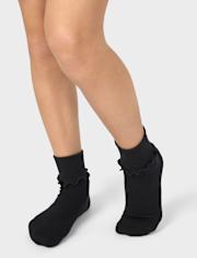 Lot de 6 paires de chaussettes à volants et revers pour fille