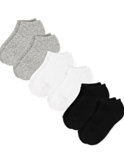 Kids Cushioned Ankle Socks 6-Pack