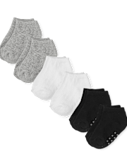 Kids Cushioned Ankle Socks 6-Pack