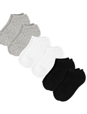 Kids Cushioned Ankle Socks 6-Pack