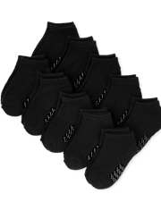 Kids Cushioned Ankle Socks 10-Pack