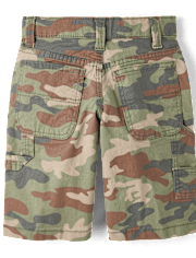 Kids Camo Baggy Utility Jorts