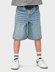 Kids Denim Baggy Jorts