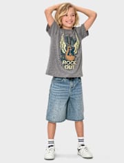 Kids Denim Baggy Jorts