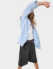 Kids Denim Baggy Jorts