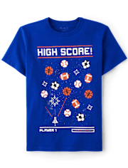Boys Sports Video Game Graphic Tee