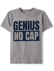 Boys Genius No Cap Graphic Tee