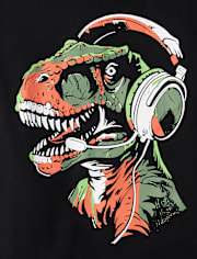 Boys Dino Gamer Graphic Tee