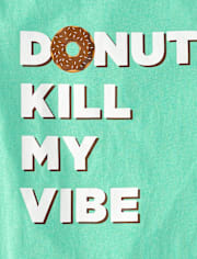 Boys Donut Kill My Vibe Graphic Tee