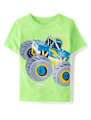 Baby And Toddler Boys Monster Truck Graphic Tee