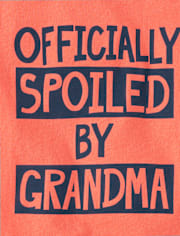 Baby And Toddler Boys Spoiled By Grandma Graphic Tee