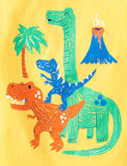 Baby And Toddler Boys Dino Graphic Tee